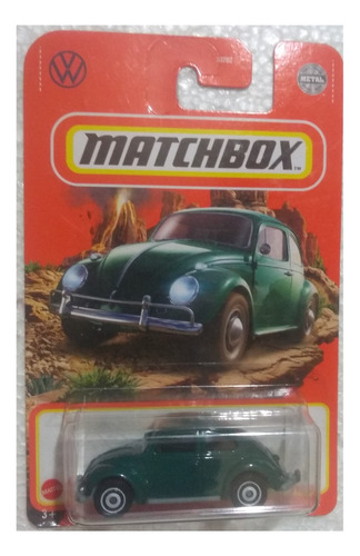 Matchbox Volkswagen Beetle Verde No Hw Vw