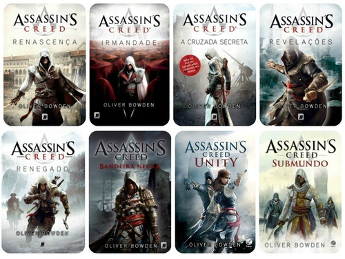 Livros Assassins Creed 8 Volumes