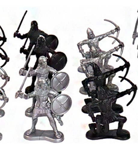 Figuras De Plástico Da Idade Média 24 Peças