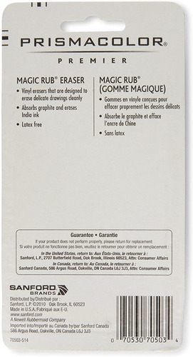 3 Gomas De Borrar Prismacolor Premier Eraser Vinyl Magic Rub