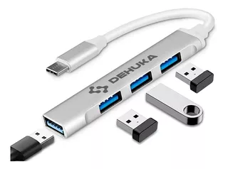 Adaptador Hub Tipo C A 4 Usb 3.0 Macbook Mac Pc Smartphone