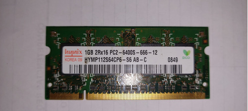 Memoria Ram Ddr2, 1gb, Laptop