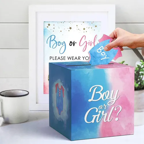 Caja De Revelación De Género, Caja De Votación Para Baby