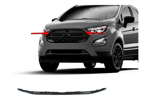 Moldura Superior Parrilla Ford Ecosport 2018 2019 2020 Negro