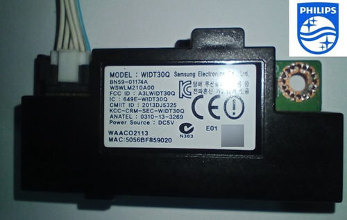 Widt30q Modulo Wifi Para Tv Samsung Modelo Un60h7100