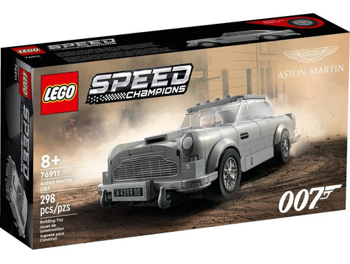 Kit Lego Speed Champions 007 Aston Martin Db5 76911 298 Piezas 3+