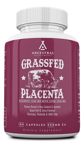 Placenta 180caps 500mg, Ancestral Supplements,