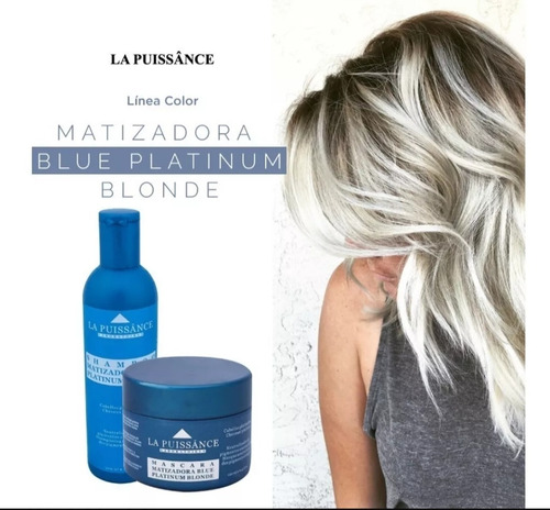 La Puissance Kit Promo Matizador Shampoo Y Mascara Blue