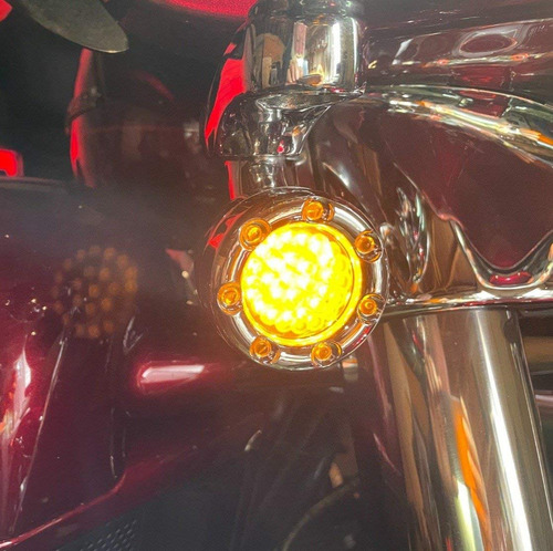 Señales De Giro Delanteras Led Para Harley Davidson