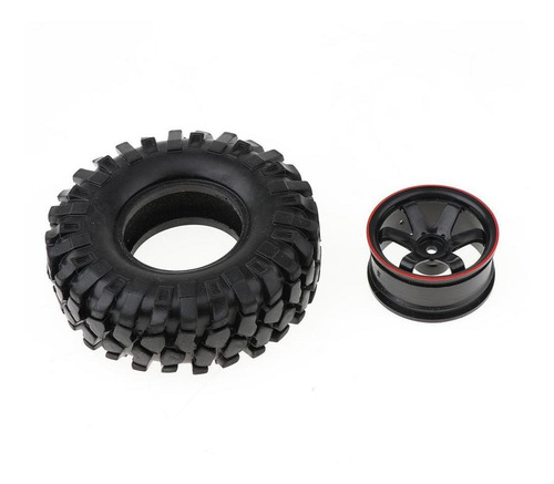 4 Unids Llanta Neumáticos 108mm Para Axial Scx10 D90 Rc Car