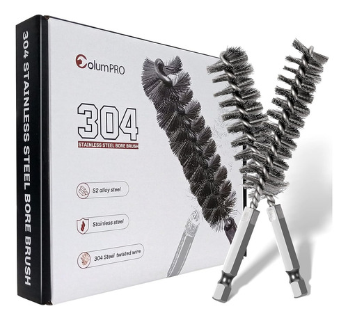 - 6 Cepillos De Acero Inoxidable 304 Limpiar Tuberías ...