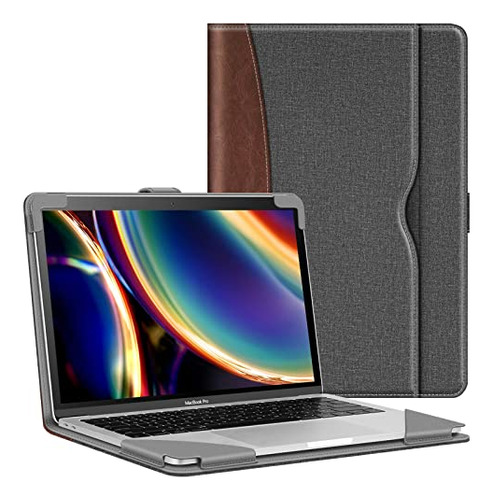 Funda Suave Para Macbook Air 13 Piel Sintetica Color Gris