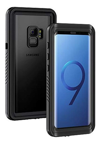 Lanhiem Galaxy S9 Case, Ip68 Impermeable A Prueba De Polvo A
