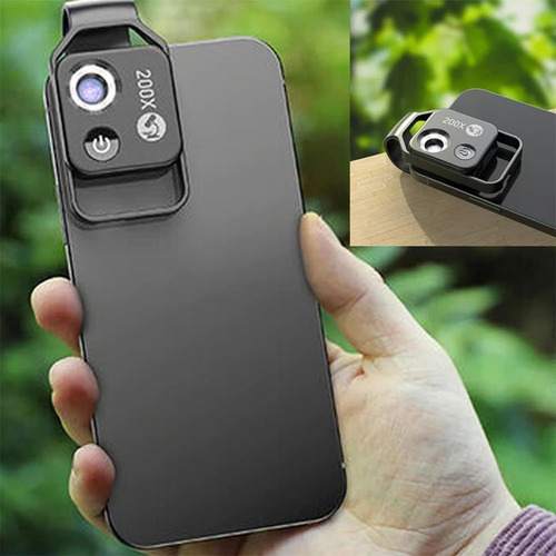 Lente De Celular Com Zoom De 200x Transforma Qualquer