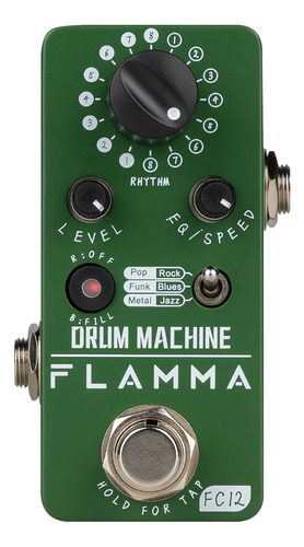 Flamma Drum Machine Fc12 Pedal Máquina De Ritmos