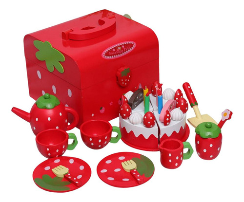 Yi Tarde Infantil De Madera Con Cesta De Corte