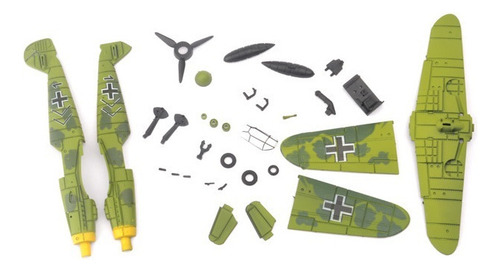 6pcs 1:48 Modelo De Caza Bf109 De La Segunda Guerra Mundial