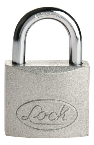 Candado Largo Acero Plateado Llave Estándar Caja Lock