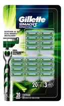 Comprar Gillette Repuestos Para Afeitar Mach3 Sensitive 20 Pzs