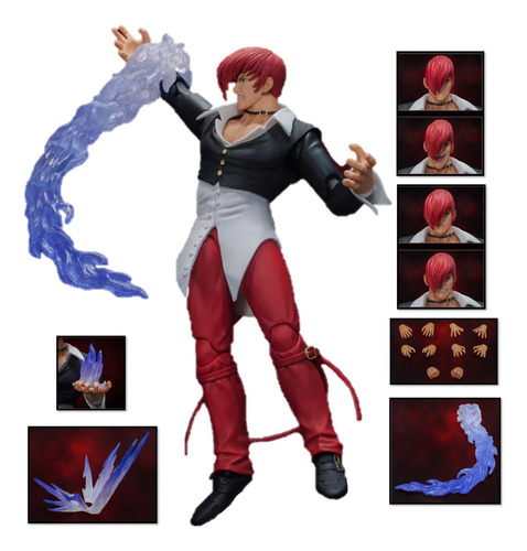 Action Figure Iori Terry Storm Collectible Boneco King Fight