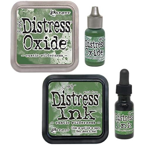 Paquete De Tintas Distress Oxide Rustic Wilderness, Lan...