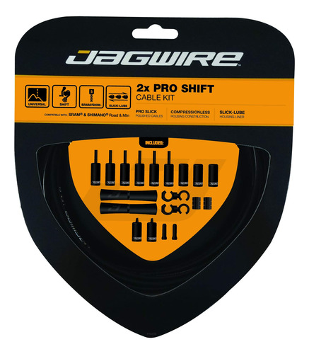 Jagwire Pck500 Black Pro - Kit De Cables De Cambio