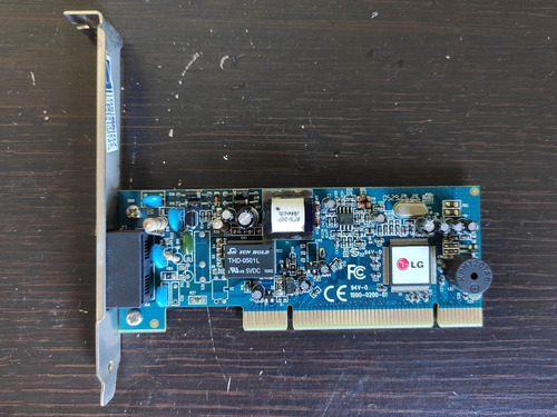 Placa Fax Modem LG Pc Antigo Slot Pci