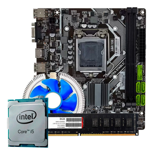 Kit Upgrade I5-3470 + Ddr3 8gb + Cooler + Placa Mae H61/b75