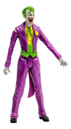 Figura De Acción Mcfarlane Joker Dc Rebirth 3'' + Cómic
