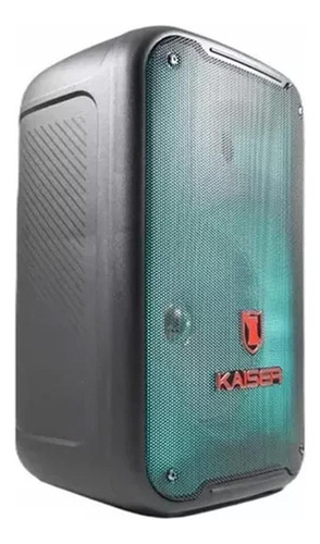 Bafle Kaiser Ksw-7007 8 Pul Recargable Bt Luz Flama Negro