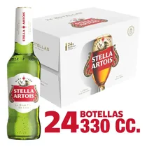 Comprar Pack X24 Cervezas Belgium Rubia 330ml Cada Una Stella Artois