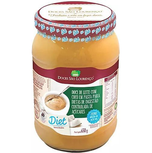 Doce De Leite Diet Sao Lourenco 650g