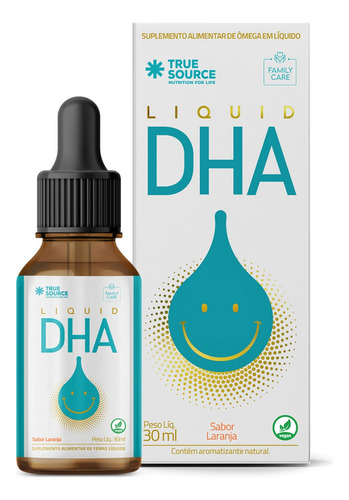Kit 3x Liquid Dha Ômega 3 Multivitamínico Gotas True Source