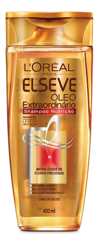 Shampoo Elséve Óleo Extraordinário Nutrição 400ml