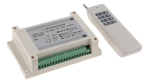 Módulo Receptor De 1x Telemando Dc12v 433mhz Abastecimiento