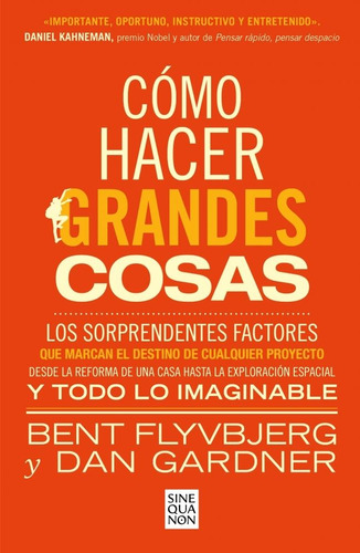 Libro Como Hacer Grandes Cosas - Flyvbjerg, Bent