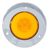 Comprar Plafón Lateral 6 Leds Con Luz Gel Ámbar Redondo Tunelight