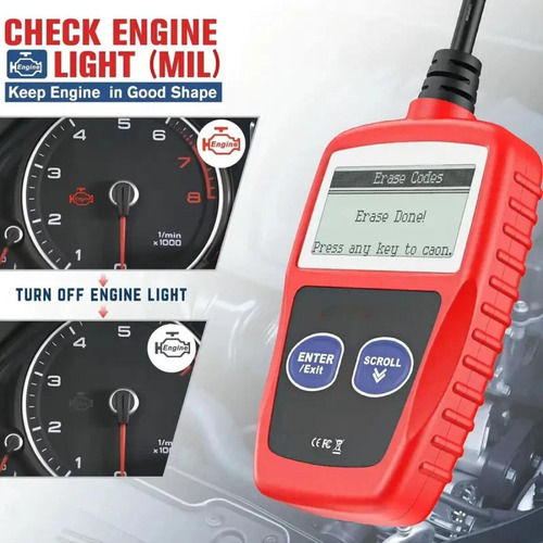 El Escáner Automotriz Ms309 Obd2 Lee Y Borra Códigos De Fall