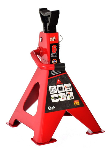 Imagen 2 de 3 de Burros De 6ton Apoyo Plano Marca Big Red Taller Mecanico