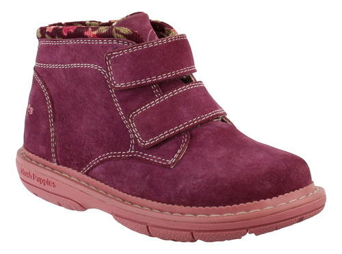 Bota Hush Puppies Villa - 19 Al 25 Dark Purple Para Niña