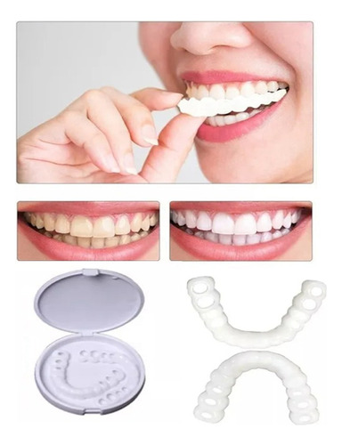 Dentaduras De Clareamento De Silicone Dentes Inferiores Supe