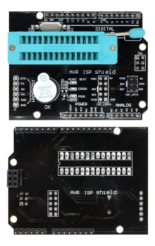 Placa De Expansión Avr Isp Universal Programmer Shield Burni