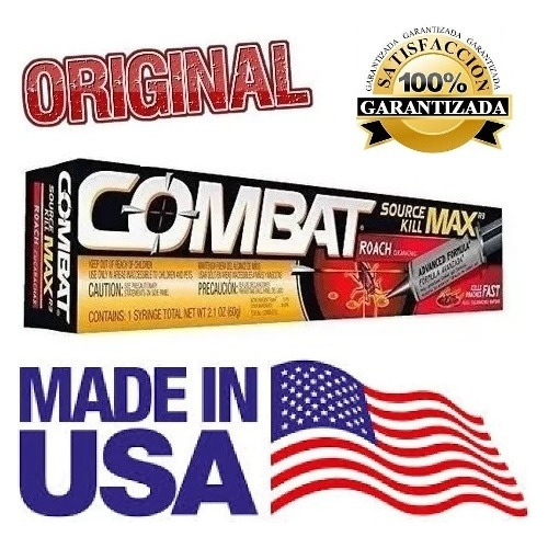 Combat Gel 60 Gramos El Mejor Mata Cucarachas Del Mundo    