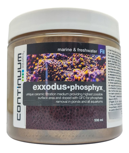Continuum Exxodus Phosphyx Cubos Removedor Fosfato 500ml