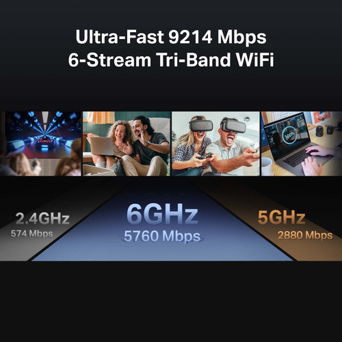 Tp-link Archer Router Wifi7, Hasta 9300mbps, 5 Puertos 2.5g