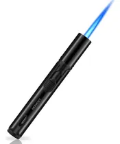 Comprar Oxyglow Encendedor de antorcha a Prueba de Viento Encendedor de Gas Recargable de butano de un Solo Chorro para Vela, Soldadura, Parrilla. Vida Silvestre(Negro)