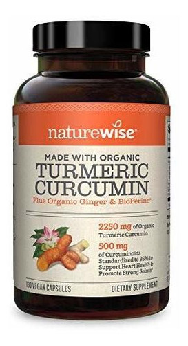 Curcuma Natural Curcuma 2250mg | 95% De Curcuminoides Y Extr