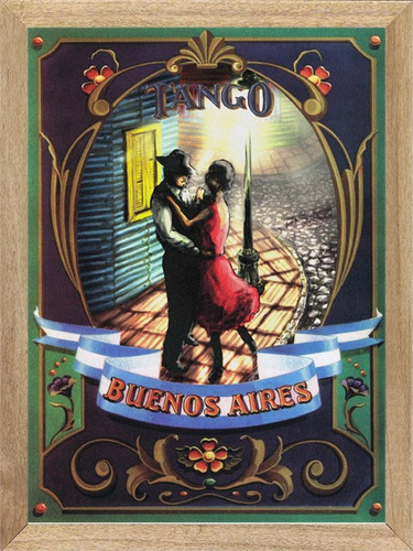 Fileteado  Noche De Tango, Cuadro, Poster         M729