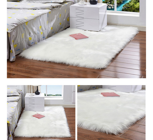 Alfombras Largas De Felpa, Ultrasuaves Y Esponjosas, Piel De