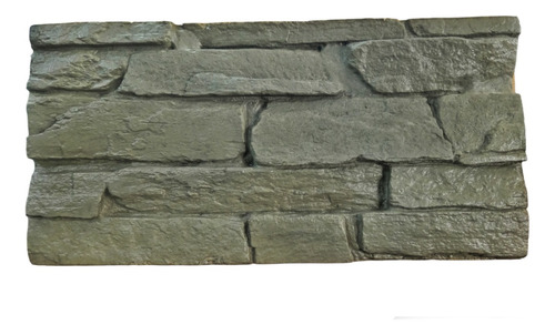 Baldosa De Concreto Piedra Muro Verde Gris 25 X 50